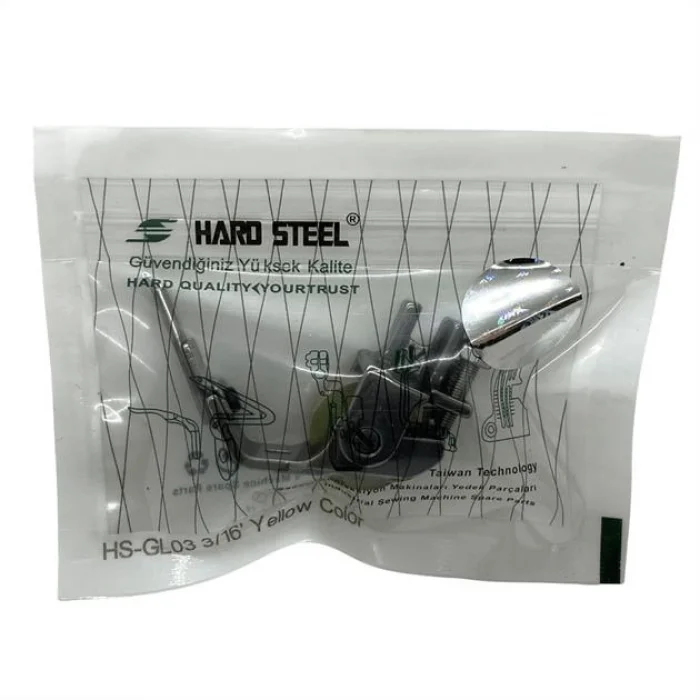 Düz Makine Ekstrafor Sarı Teker Ayak / HS-GL03 3/16