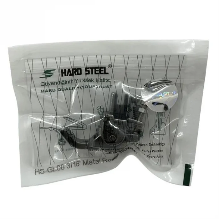 Düz Makine Fitil Metal Teker Ayak / HS-GL08 3/16