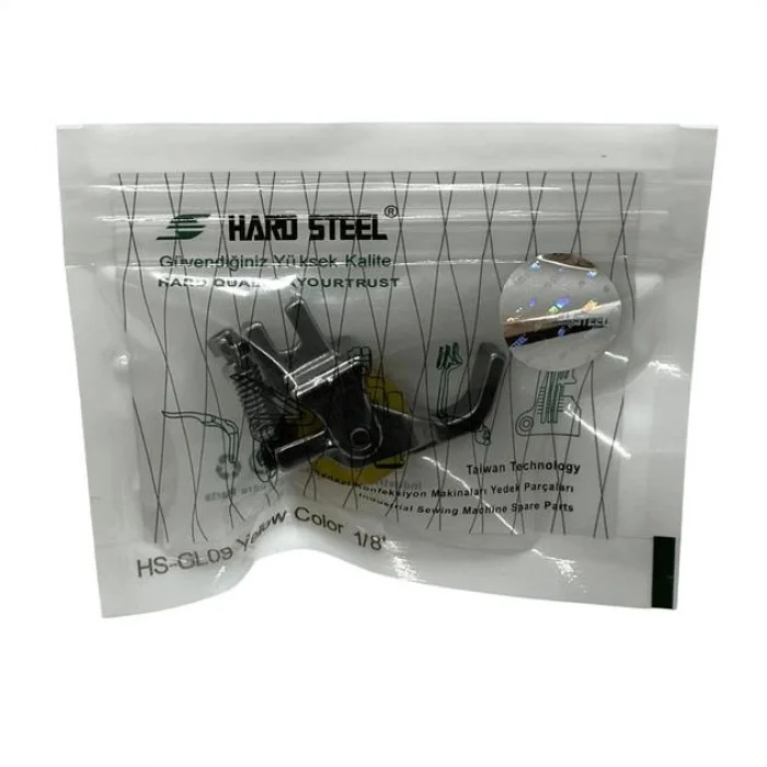 Düz Makine Fitil Tırnaklı Sarı Teker Ayak / HS-GL09 1/8