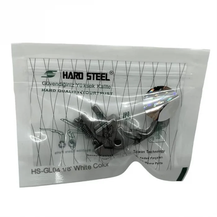 Düz Makine Sp-18 Model Tırnaklı Çima Beyaz Teker Ayak / HS-GL04 1/8