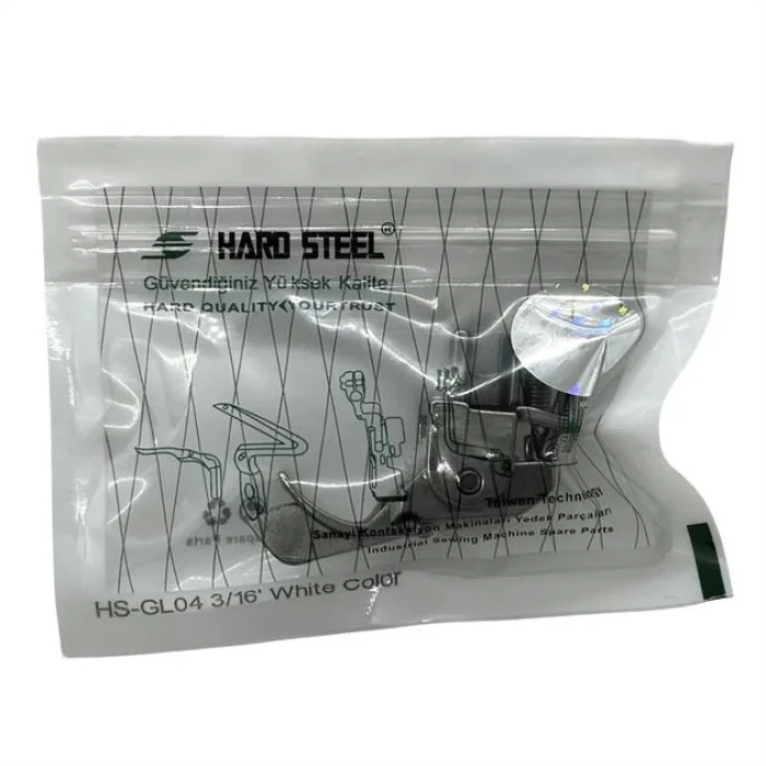 Düz Makine Sp-18 Model Tırnaklı Çima Beyaz Teker Ayak / HS-GL04 3/16