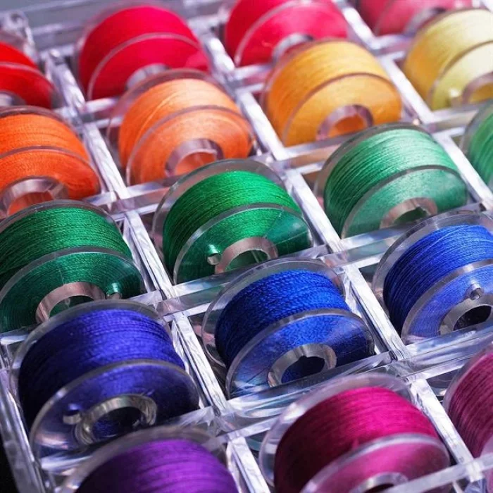Ev Tipi Aile Dikiş Makinesi 25 Li Şeffaf Masura Saklama Kutusu