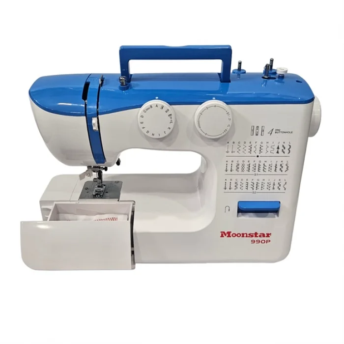 Ev Tipi Düz Dikiş Makinesi 36 Desenli Mavi / Model 990P