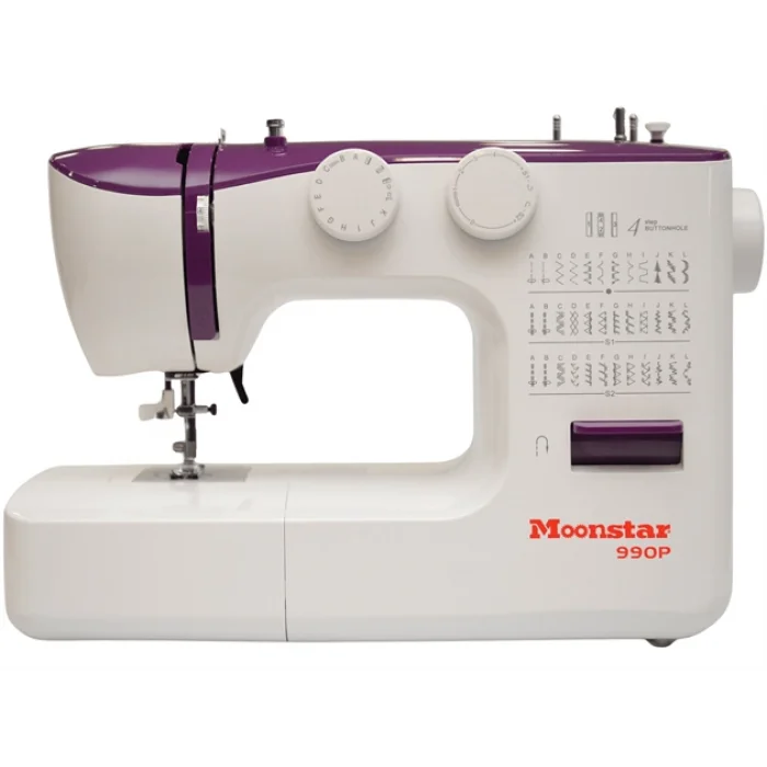 Ev Tipi Düz Dikiş Makinesi 36 Desenli Mor / Model 990P