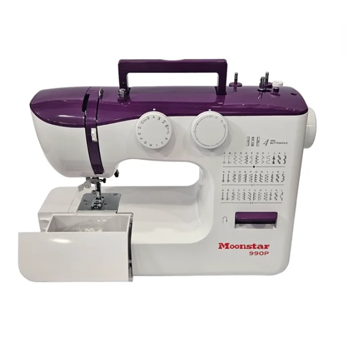 Ev Tipi Düz Dikiş Makinesi 36 Desenli Mor / Model 990P