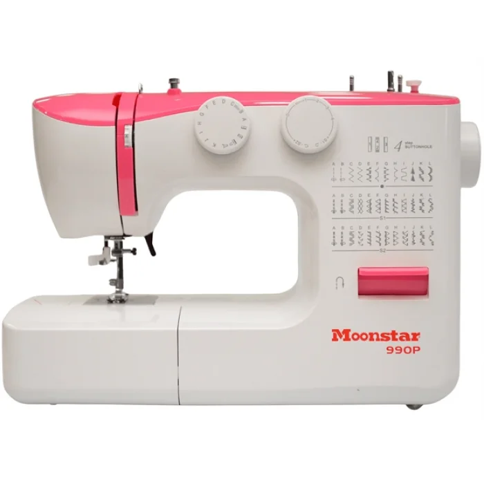 Ev Tipi Düz Dikiş Makinesi 36 Desenli Pembe / Model 990P