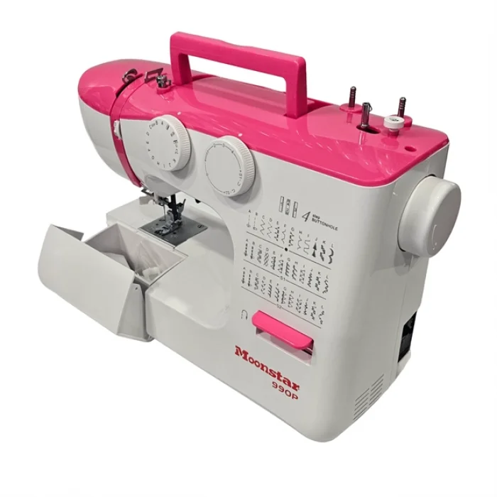Ev Tipi Düz Dikiş Makinesi 36 Desenli Pembe / Model 990P