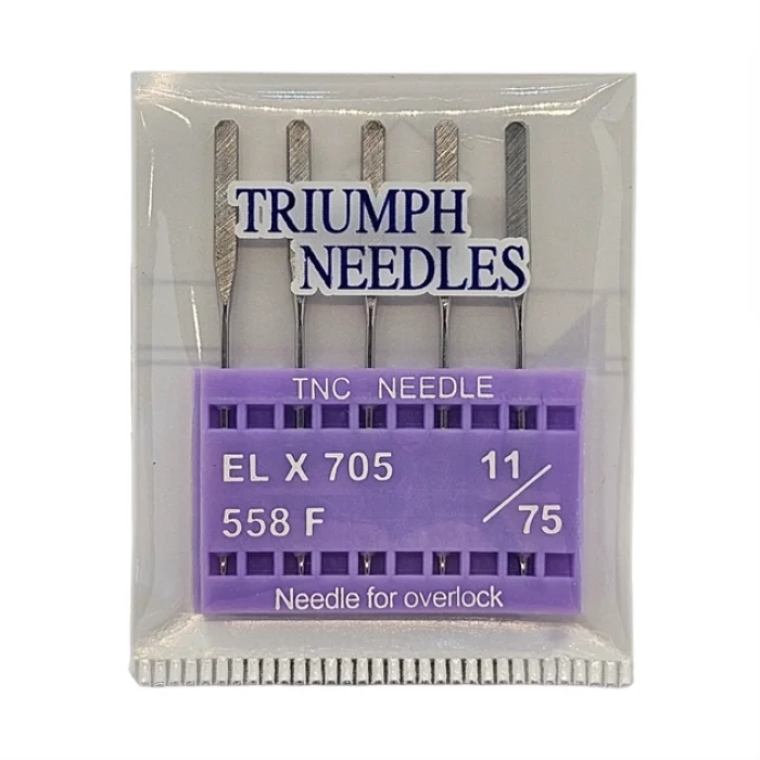 Ev Tipi Overlok Dikiş Makinesi İğnesi / Elx705  11/75 5Adet