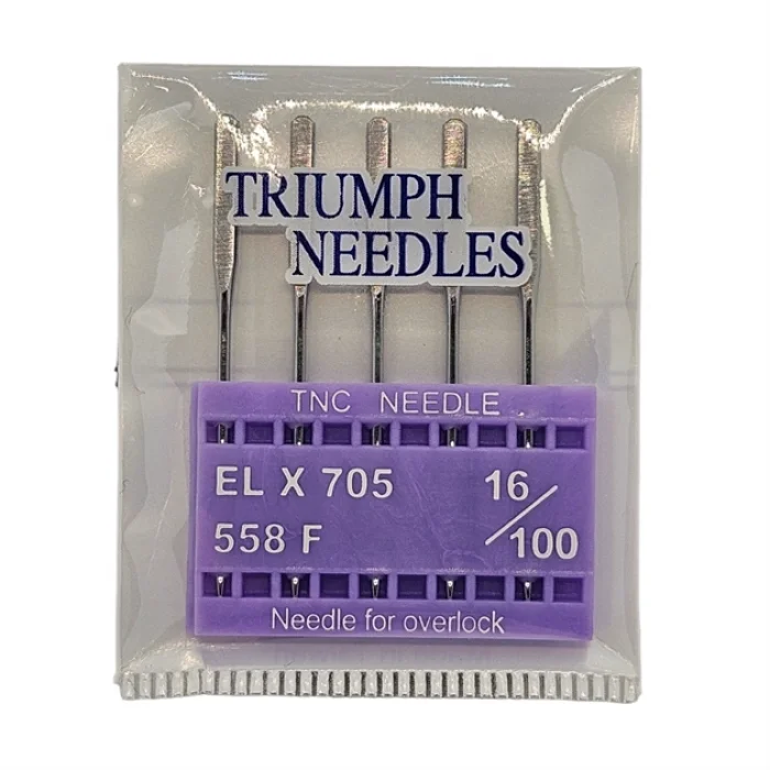 Ev Tipi Overlok Dikiş Makinesi İğnesi / Elx705  16/100 5Adet