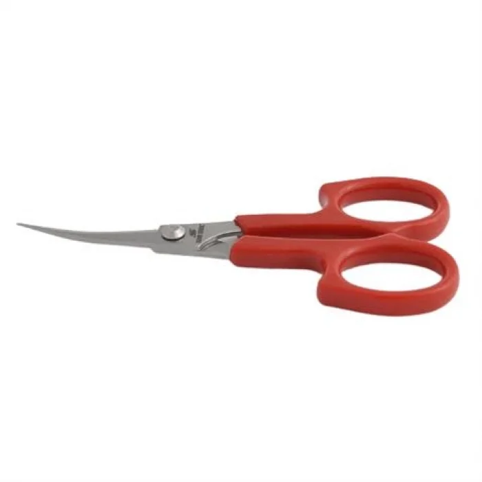 Plastik Saplı Eğri Nakış Makası (5.12 İnç - 130Mm) / HS-1553