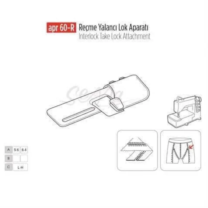 Reçme Yalancı Lock Ayarlı Apara 5.6 - 6.4Mm / APR 60-R