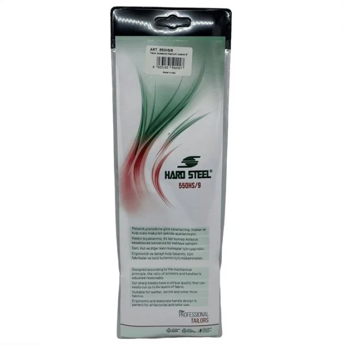 Titanyum Kaplama Plastik Saplı 9İnç Makas / 550HS/9