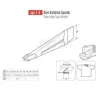 Lastik Biye Katlama Apara 12X6mm / APR 2-R
