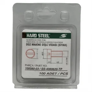 Düz Makine Dişli Vidası Siyah / 100080-003 100ADET