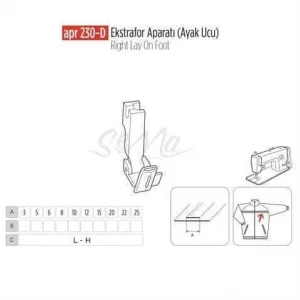 Ekstrafor Aparatı (Ayak Ucu) 3Mm / APR 230-D