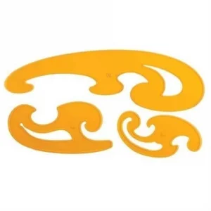 Pistole Modelist Cetvel Takımı 3 Parça / 028