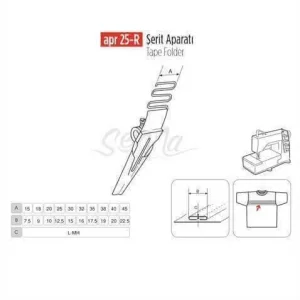 Şerit Apara 22X11mm / APR 25-R