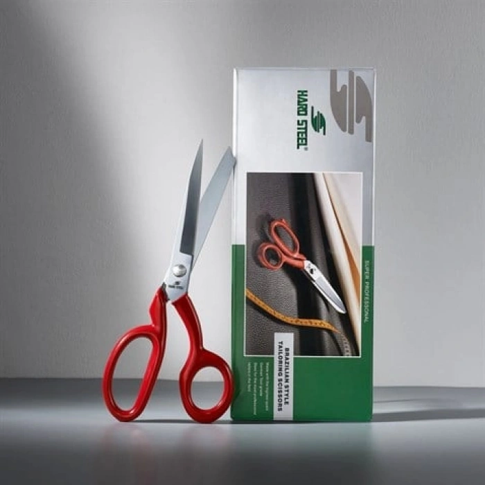 Brezilya Mundial Stili Paslanmaz Çelik Somunlu 12İnç Makas / HS-1129 (12İnç)