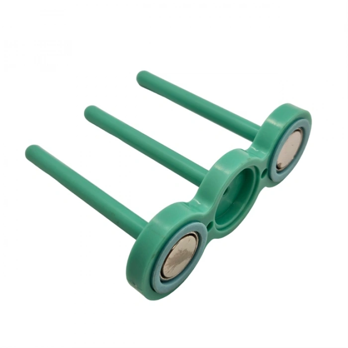 Dikiş Makinesi Mıknatıslı Masura Koyma Aparatı 3Lü Yeşil Renk/ BD-0053