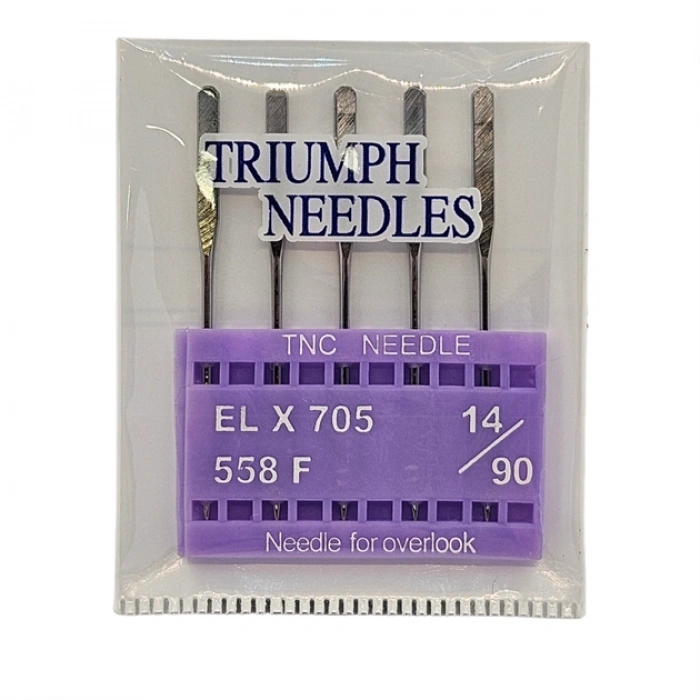 Ev Tipi Overlok Dikiş Makinesi İğnesi / Elx705  14/90 5Adet