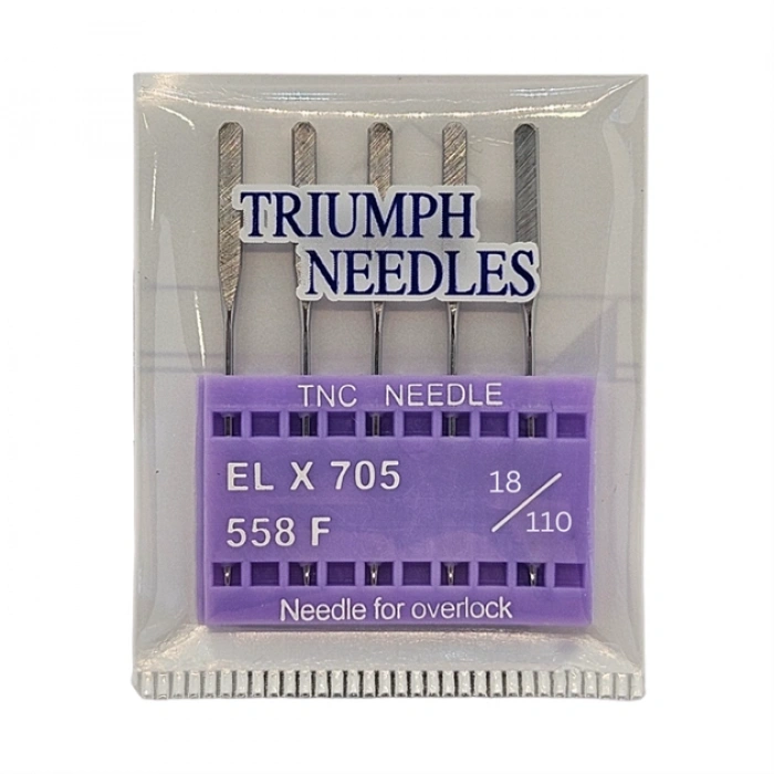 Ev Tipi Overlok Dikiş Makinesi İğnesi / Elx705  18/110 5Adet