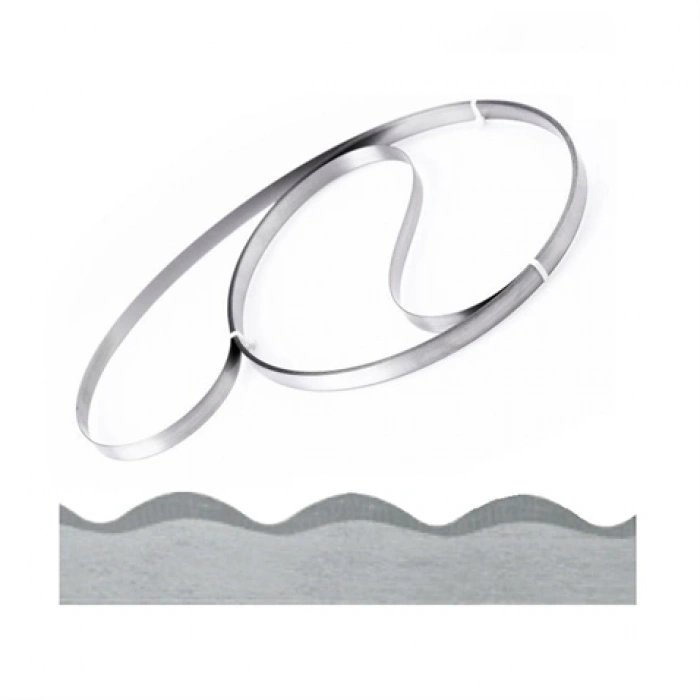 Hızar Makinesi Bıçağı Konvex (Dalgalı) / 4450*10*0.45