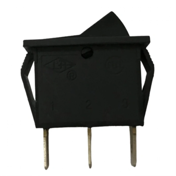 On-Off  İnce Anahtar (Siyah) / KCD1