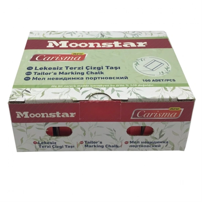 Sabun Çizgi Taşı Kırmızı 100 Adet / CARISMA-04