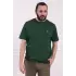 Bisiklet Yaka Erkek Pamuklu Regular Fit Tişört Yeşil