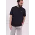 Erkek Bisiklet Yaka Pamuklu Regular Fit Tişört Lacivert