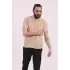 Erkek Regular Fit Pamuklu Polo Yaka Tişört Bej