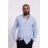 Erkek Regular Fit Yazlık Keten Gömlek Açık Mavi