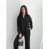 Kadın Nakışlı Uzun Kollu Gömlek - Siyah