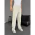 Su Yolu Çizgili Cepli Pantalon Yazlık - Bej