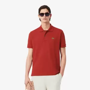 Erkek Regular Fit Pamuklu Polo Yaka Tişört Kırmızı