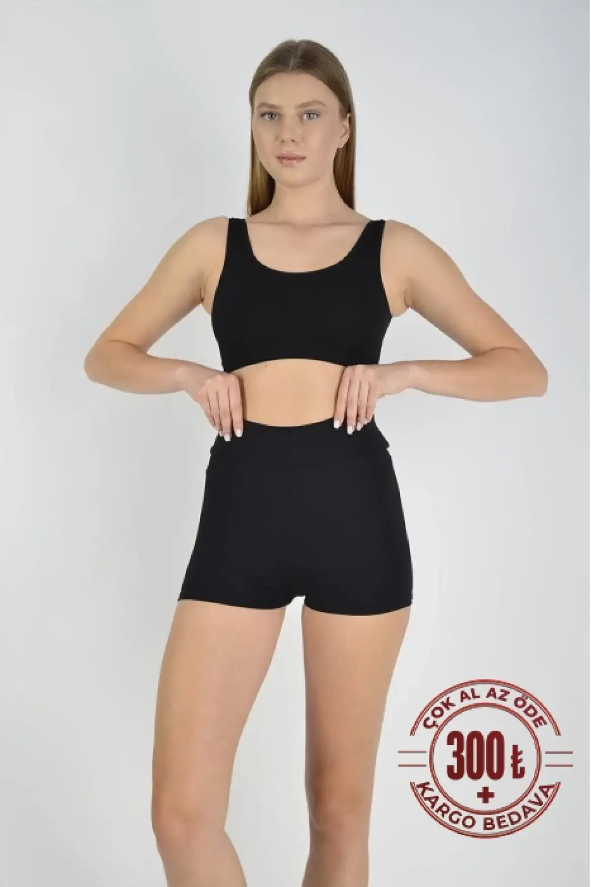 Kadın Sporcu Kısa Şort Boxer