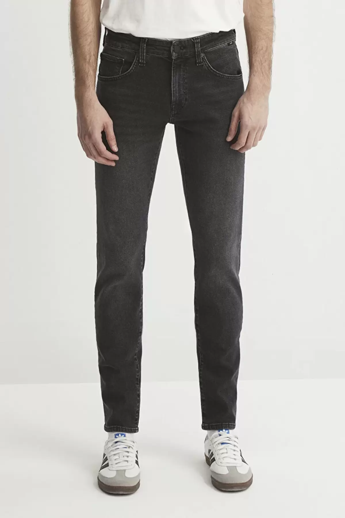 Mavi Premium KVNC Slim Fit Dar Kesim Jean Pantolon Antrasit