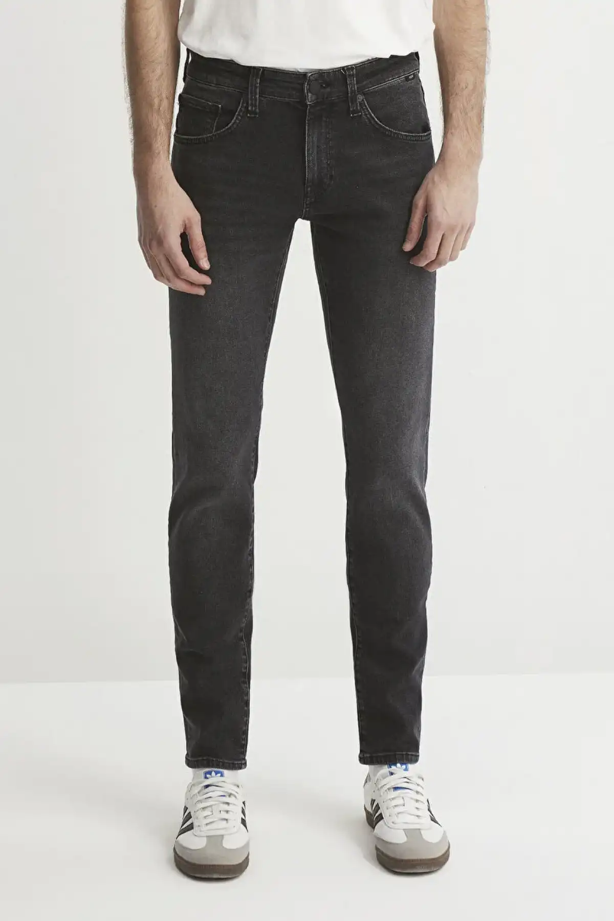 Mavi Premium KVNC Slim Fit Dar Kesim Jean Pantolon Antrasit