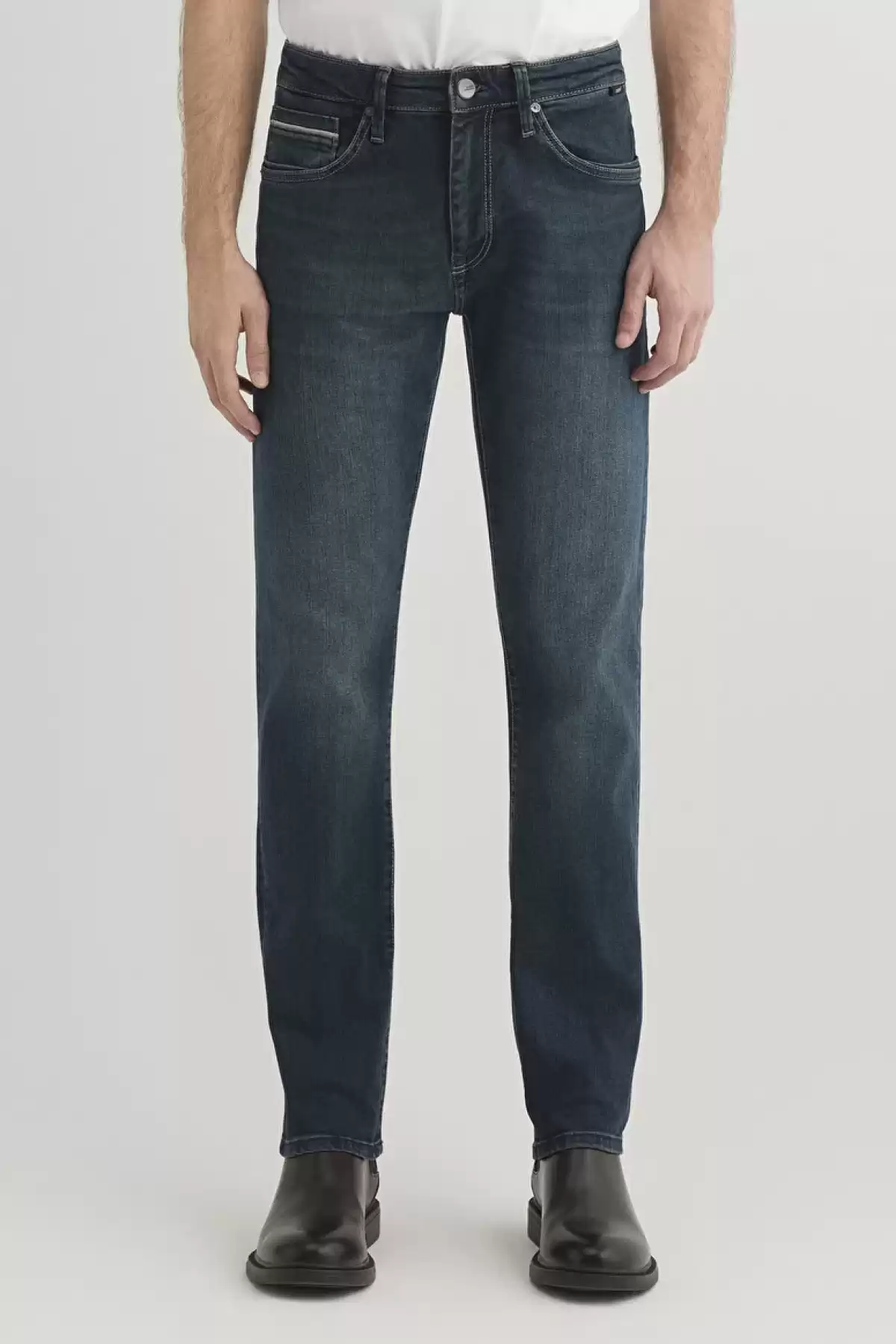 Mavi Premium Marcus Slim Fit Jean Pantolon Puslu Mavi