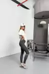 Alo Yoga Yüksek Bel Toparlayıcı Dalgıç Spor Tayt Antrasit