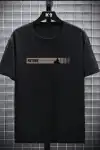 20/1 Penye Compack FUTRE Baskılı Oversize Kısa Kol Bisiklet Yaka T-shirt - Siyah