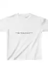 Çocuk Unisex Baskılı T-Shirt - Beyaz