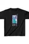 Çocuk Unisex Baskılı T-Shirt - Siyah