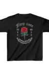 Çocuk Unisex Baskılı T-Shirt - Siyah