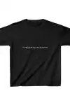 Çocuk Unisex Baskılı T-Shirt - Siyah