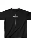 Çocuk Unisex Baskılı T-Shirt - Siyah