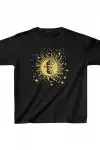 Çocuk Unisex Baskılı T-Shirt - Siyah