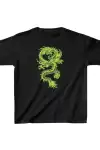 Çocuk Unisex Baskılı T-Shirt - Siyah