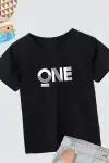 Erkek Çocuk Baskılı T-Shirt - Siyah