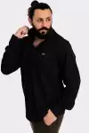 Erkek Regular Fit Non İron Buruşmaz Kumaş Likralı Gömlek Siyah